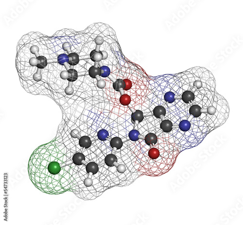 Zopiclone insomnia drug (sleeping pill, z-drug)