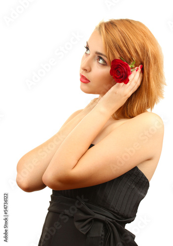portrait of sexy young woma...