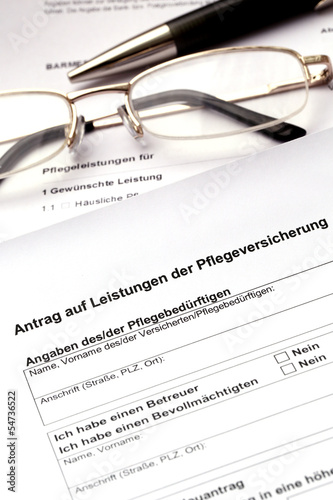 Pflegeversicherung Antrag
