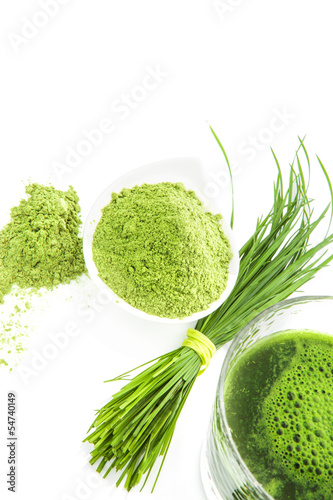 Green natural food supplements.
