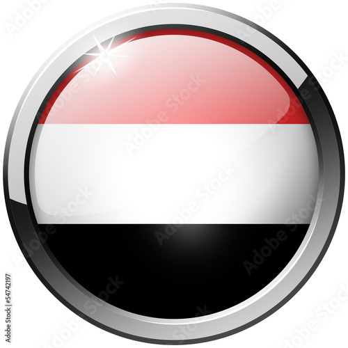 Yemen Round Metal Glass shiny Button Free Download Yemen Round Metal Glass shiny Button - GFXLoad