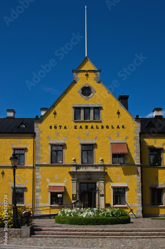 Haus am Göta Kanal in Motala