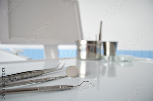 Dental equipment on dental unit