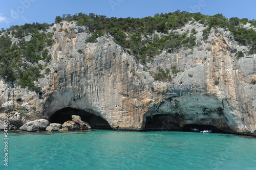 La grotta del bue marino a Cala Gonone sull'isola di Sardegna photo