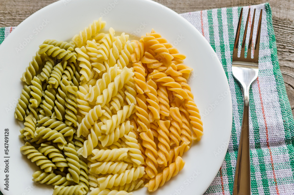 Fusilli pasta Fusilli pasta