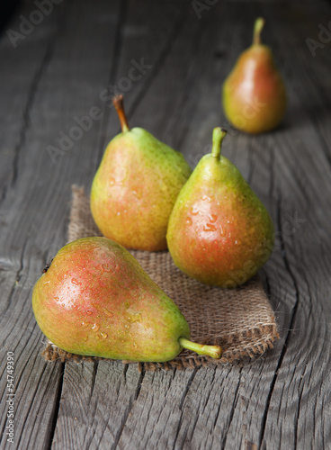 Fresh and tasty pears