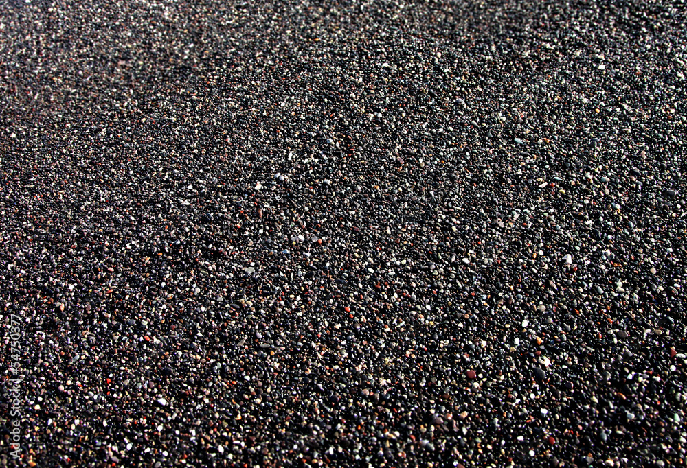 Black beach of Santorini Black beach of Santorini