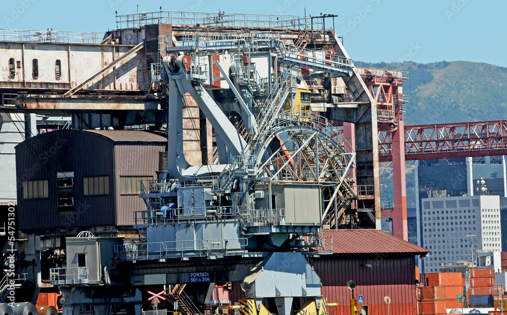 industrial port of Genoa