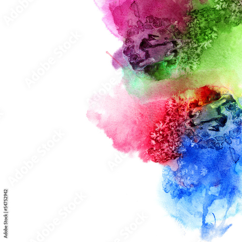 Abstract hand drawn watercolor background,vector illustration, s