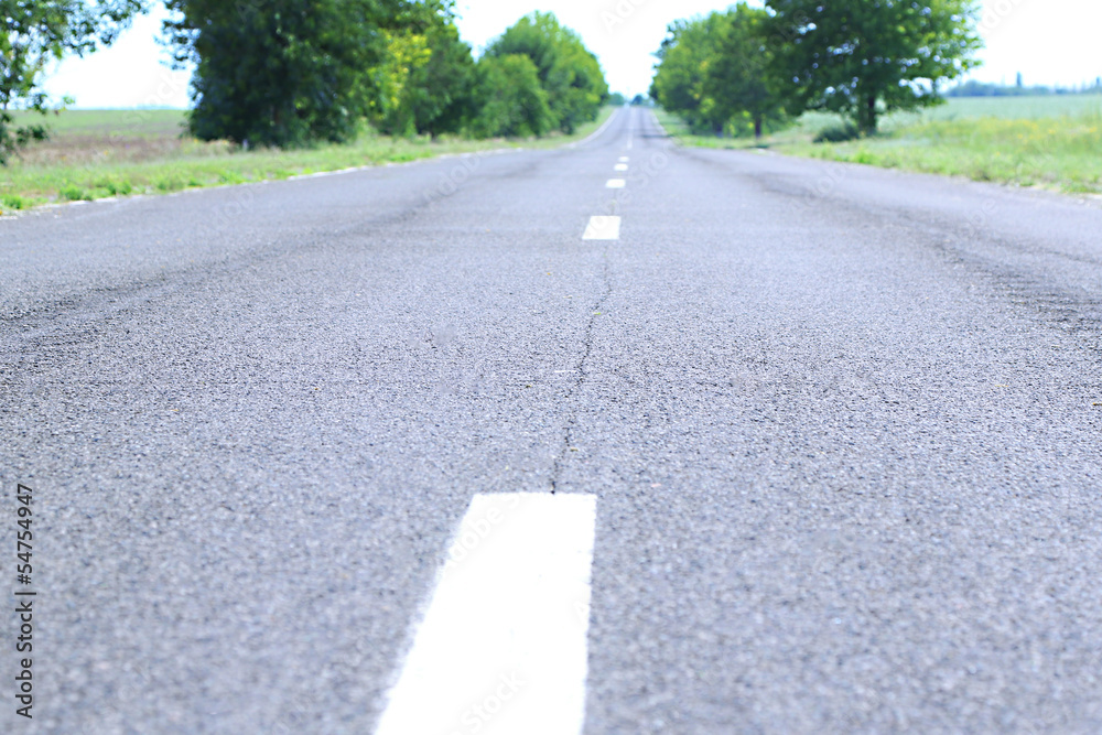 Asphalt road Asphalt road