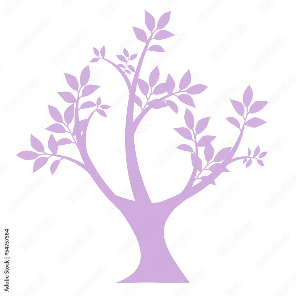 Obraz premium art tree silhouette