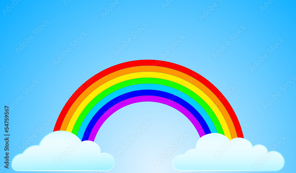 rainbow with cloud rainbow with cloud