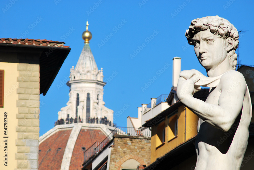 Obraz premium Florence - Signoria Square - Art and beauty - Tuscany - Italy -