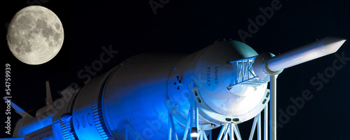 Photography Saturn rocket