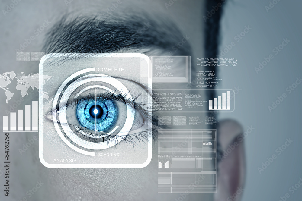 Fototapeta premium Identification of eye