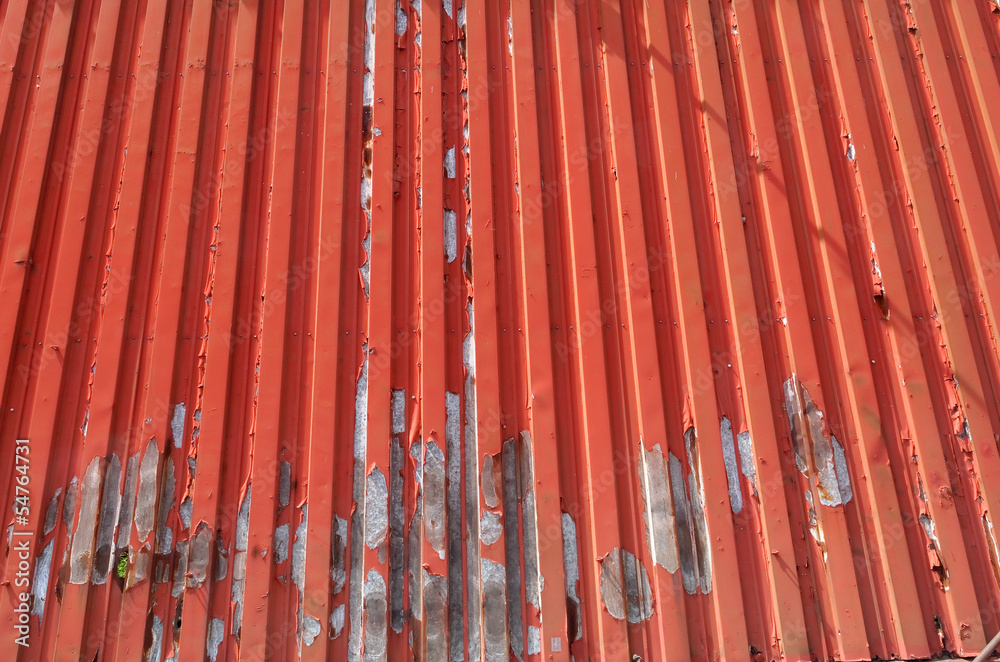 Fototapeta premium red corrugated
