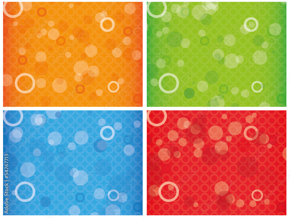 Abstract colourful combo background with circles Abstract colourful combo background with circles