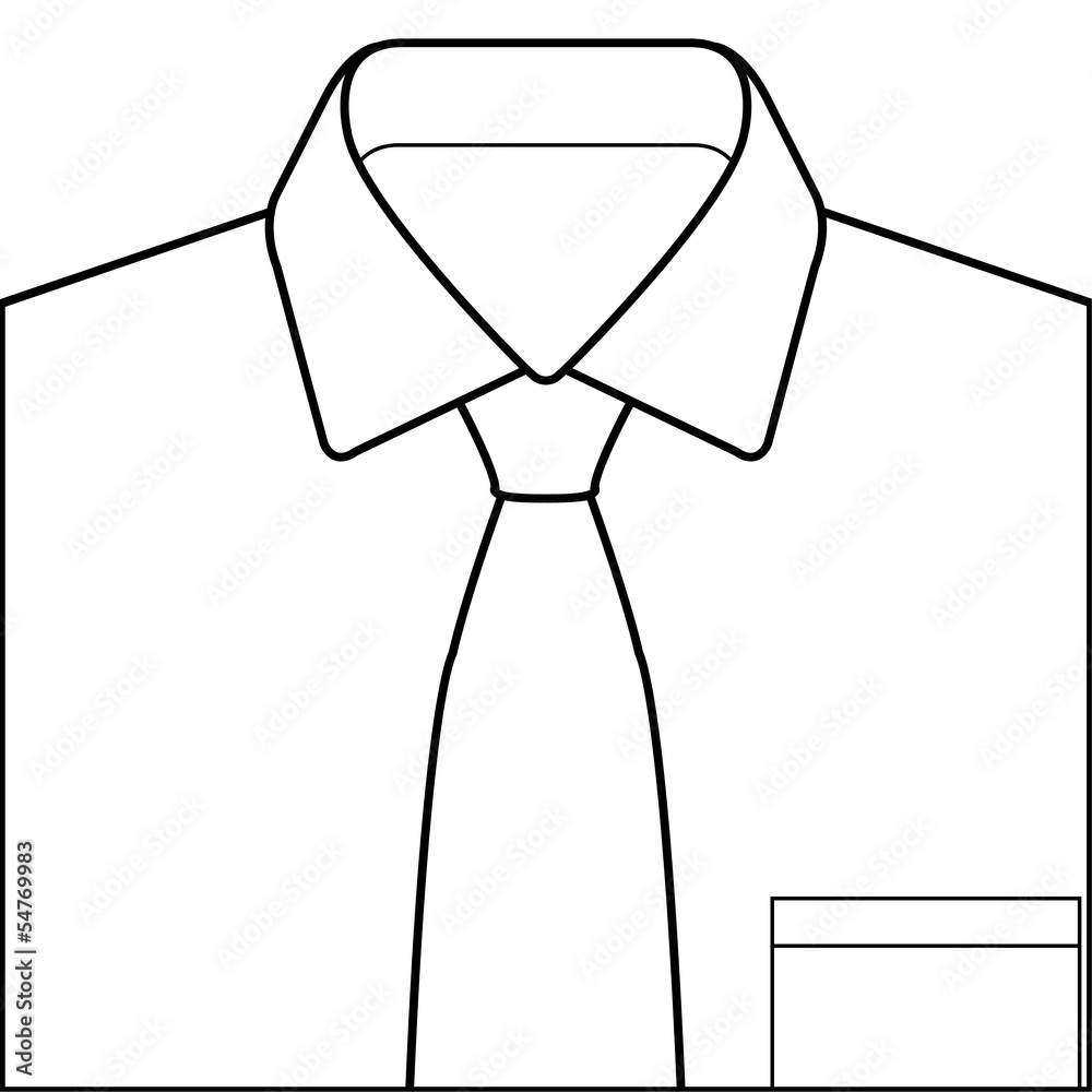 Shirt and Tie Vector Shirt and Tie Vector