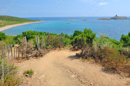paysage littoral  de cap Corse