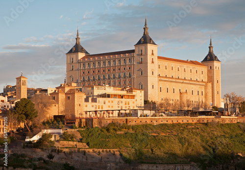 Toledo - Alcazar in morning light