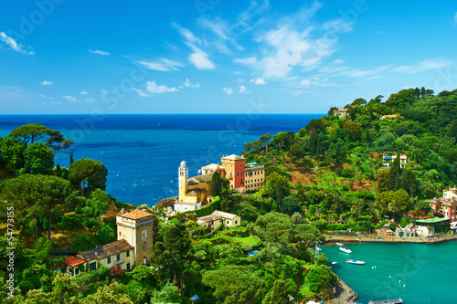 Portofino village on Ligurian coast, Italy © haveseen