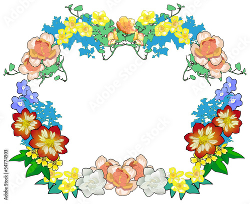 Frame of the flower01