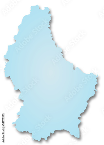 Carte du Luxembourg