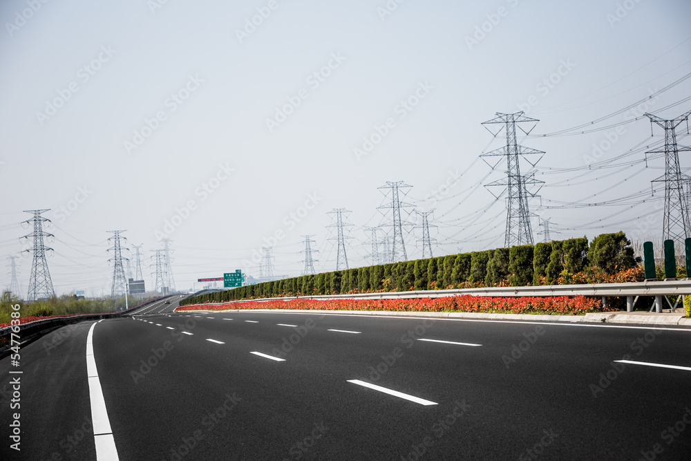 Fototapeta premium traffic of road