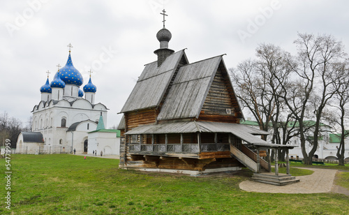 Church of St. Nicholas and Nativity church in Suzdal, Russia
