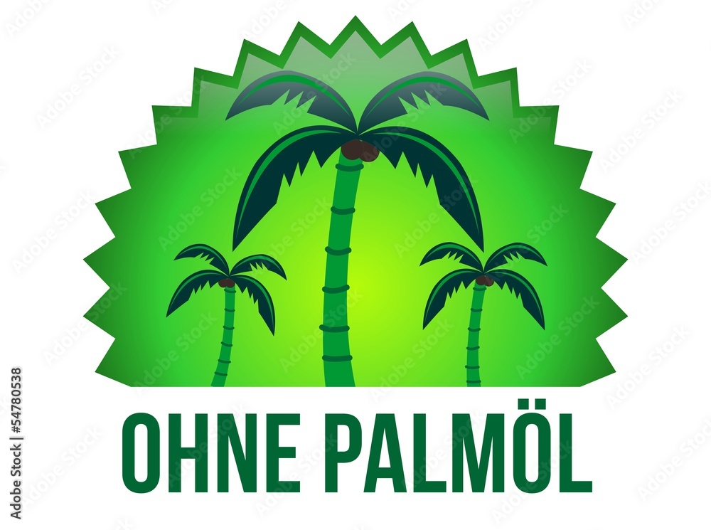 Ohne Palmöl - Hinweis