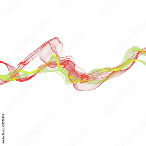abstract ribbon waves