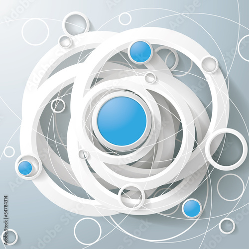 White Rings Blue Circles Magic Triangle Centre