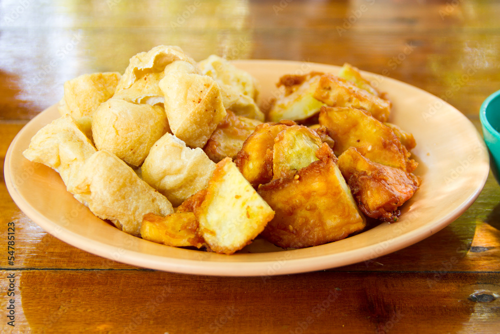 Sweet potato and tofu fries Sweet potato and tofu fries