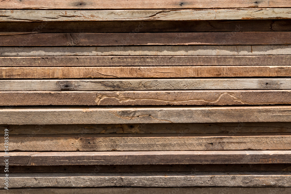 Obraz premium Stack of wooden bars