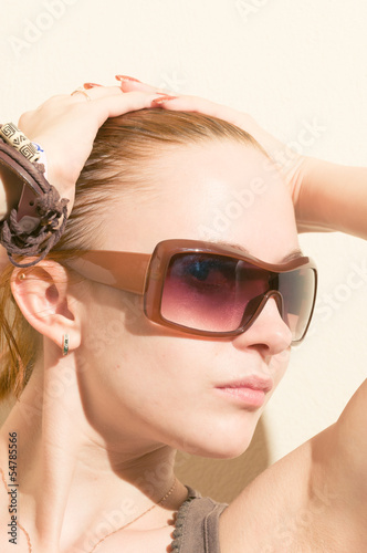 Slim fashion model