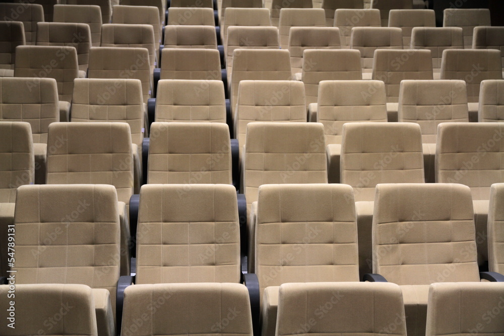 Cinema or theater seats Cinema or theater seats