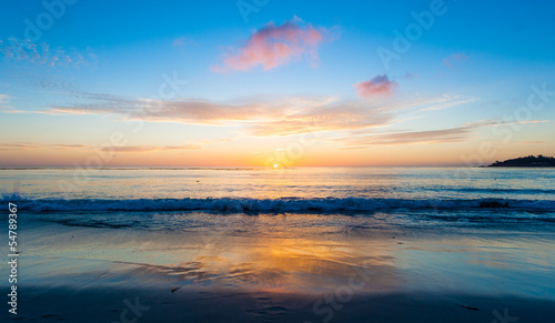 Sunset on the sea front © malkolm