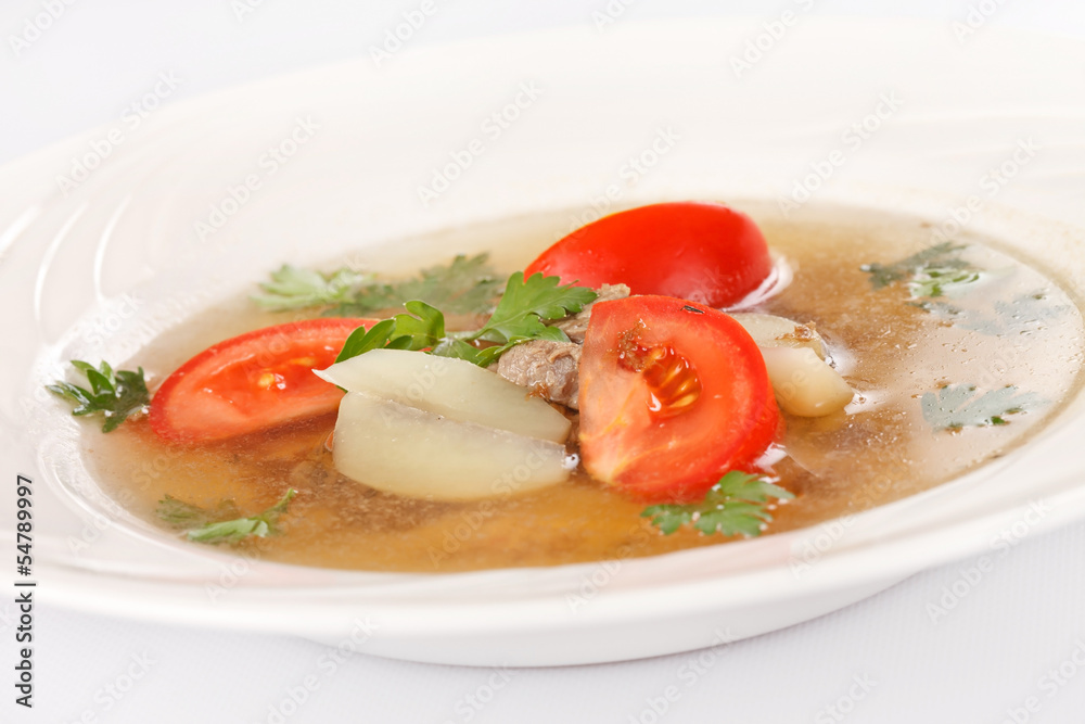 vegetable soup with beef vegetable soup with beef