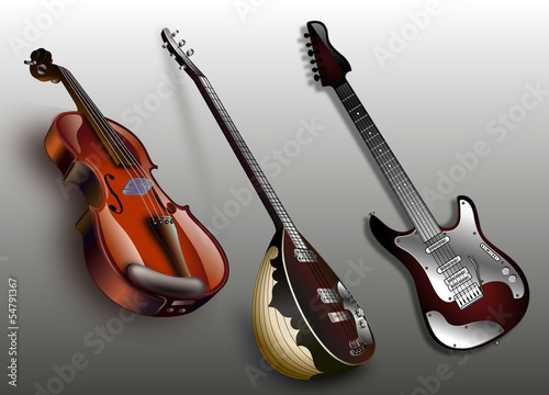 Keman + Bağlama + Gitar
