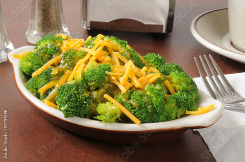 Broccoli and cheese