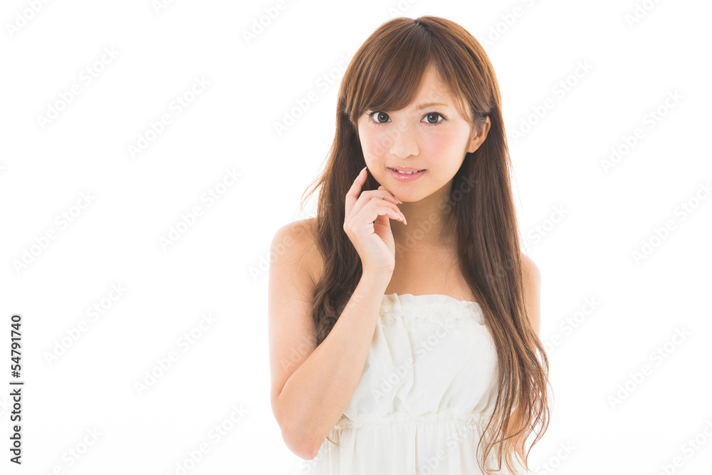 笑顔の女性 笑顔の女性