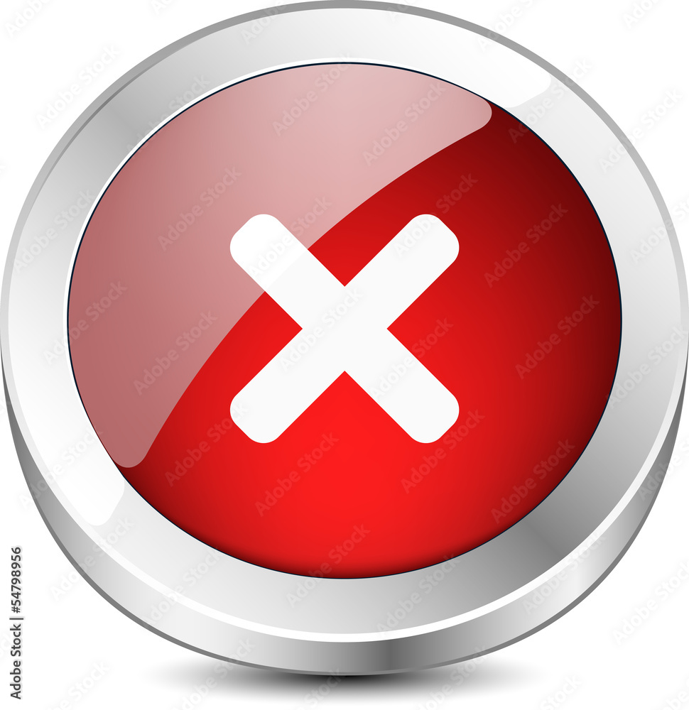 Obraz premium Decline button