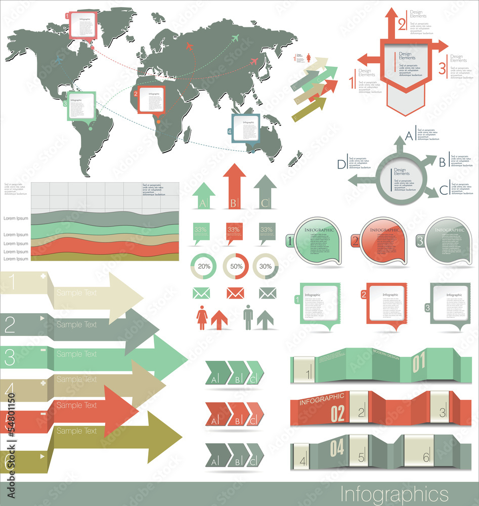 Set of Infographic Elements Set of Infographic Elements