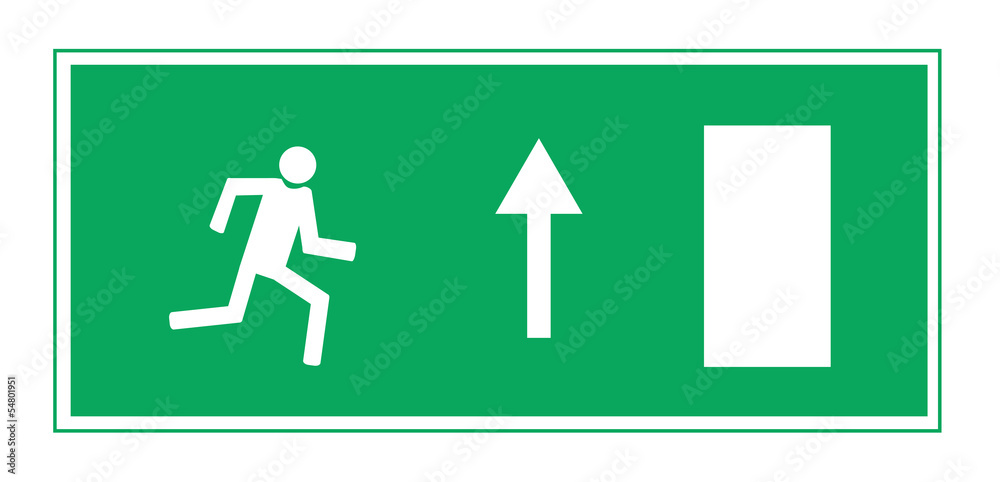 Fire exit. Vector illustration Fire exit. Vector illustration