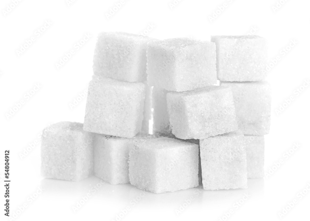 Studio photography of a lump sugar Studio photography of a lump sugar