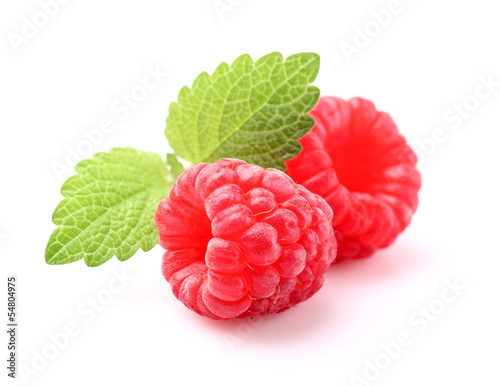 Raspberry with melissa