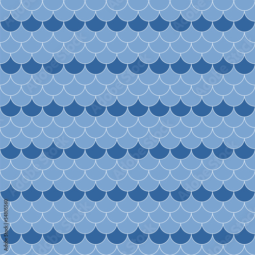 Blue and white scallop navy...