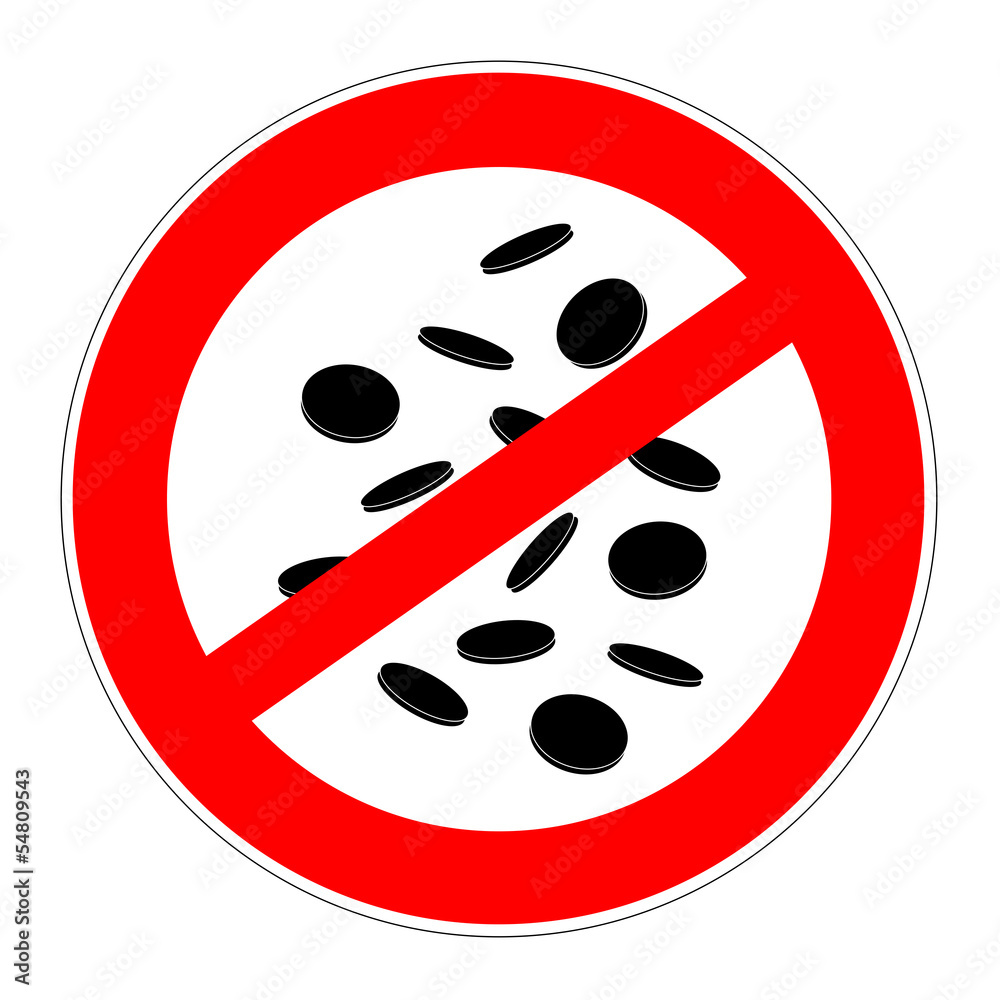 prohibition sign no money falling from the sky prohibition sign no money falling from the sky