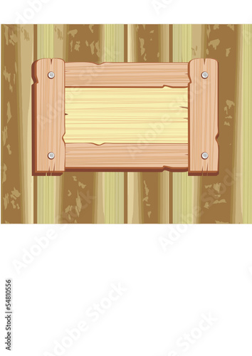 wooden frame