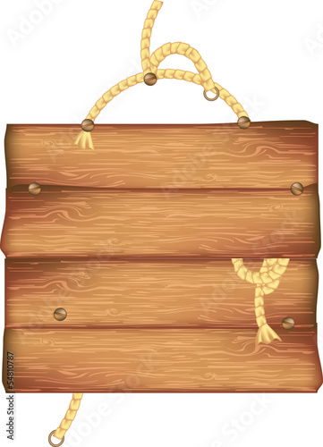 Insegna in legno